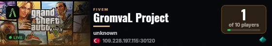 GromvaL Project live status badge