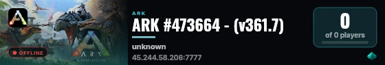 ARK #473664 - (v361.7) live status badge