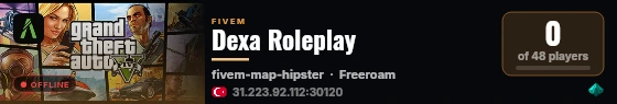Dexa Roleplay live status badge