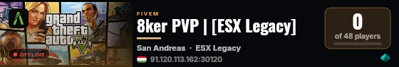8ker PVP | [ESX Legacy] live status badge