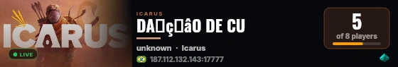 DA├ç├âO DE CU live status badge