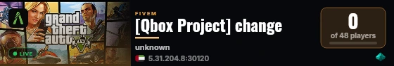 [Qbox Project] change live status badge