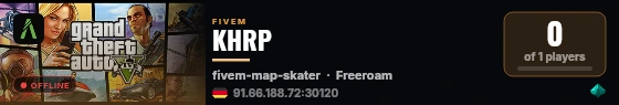 KHRP live status badge