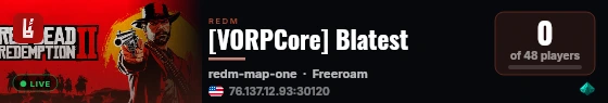 [VORPCore] Blatest live status badge