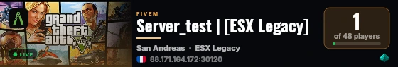 Server_test | [ESX Legacy] live status badge