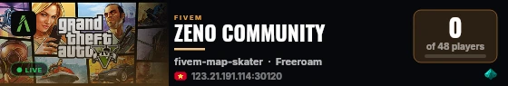 ZENO COMMUNITY live status badge