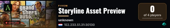 Storyline Asset Preview live status badge