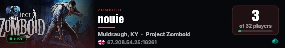 nouie live status badge