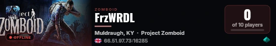FrzWRDL live status badge