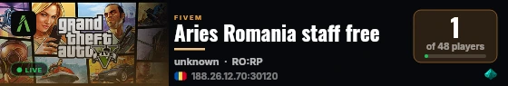 Aries Romania staff free live status badge