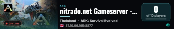 nitrado.net Gameserver - (v361.7) live status badge