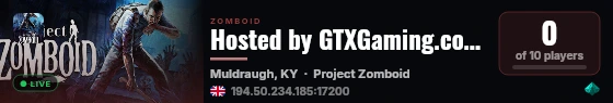 Hosted by GTXGaming.co.uk live status badge