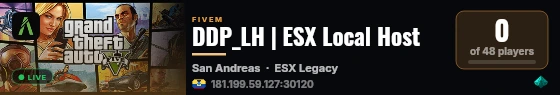 DDP_LH | ESX Local Host live status badge