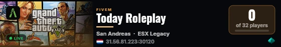 Today Roleplay live status badge