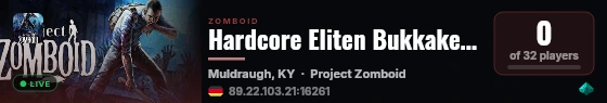Hardcore Eliten Bukkake Party live status badge