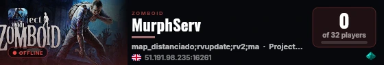 MurphServ live status badge