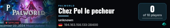 Chez Pol le pecheur live status badge