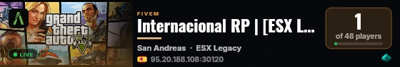 Internacional RP | [ESX Legacy] live status badge