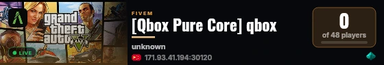 [Qbox Pure Core] qbox live status badge