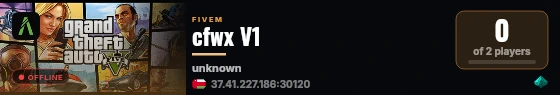 cfwx V1 live status badge