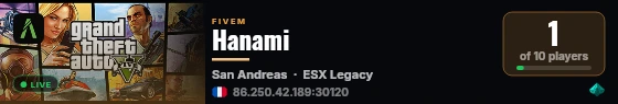 Hanami live status badge
