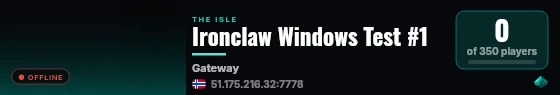 Ironclaw Windows Test #1 live status badge