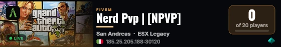 Nerd Pvp | [NPVP] live status badge