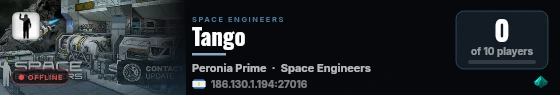 Tango live status badge