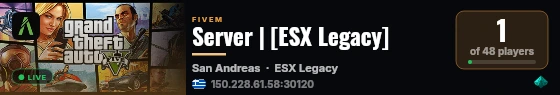 Server | [ESX Legacy] live status badge