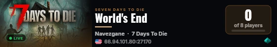 World's End live status badge