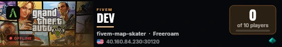 DEV live status badge