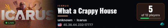 What a Crappy House live status badge
