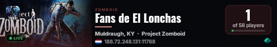 Fans de El Lonchas live status badge