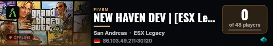 NEW HAVEN DEV | [ESX Legacy] live status badge