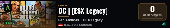 OC | [ESX Legacy] live status badge