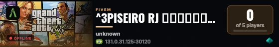 ^3PISEIRO RJ ▬▬▬▬↭🡺WIPOU HJ 01-MAI🡸↭▬▬▬▬ live status badge