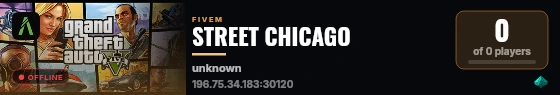 STREET CHICAGO live status badge