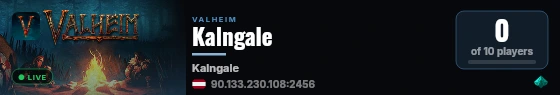 Kalngale live status badge