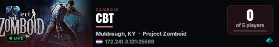 CBT live status badge
