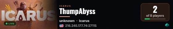 ThumpAbyss live status badge