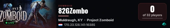 82GZombo live status badge