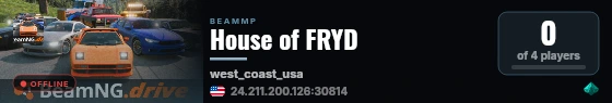 House of FRYD live status badge