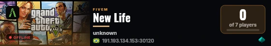 New Life live status badge