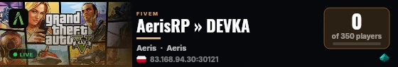 AerisRP » DEVKA live status badge
