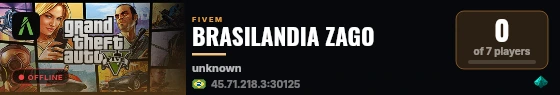 BRASILANDIA ZAGO live status badge