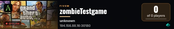 zombieTestgame live status badge