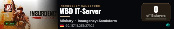 WBD IT-Server live status badge