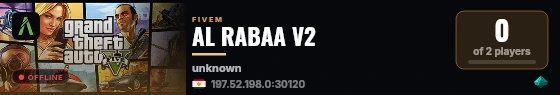 AL RABAA V2 live status badge