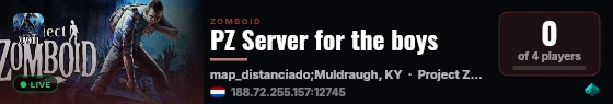 PZ Server for the boys live status badge