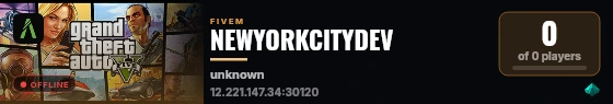 NEWYORKCITYDEV live status badge